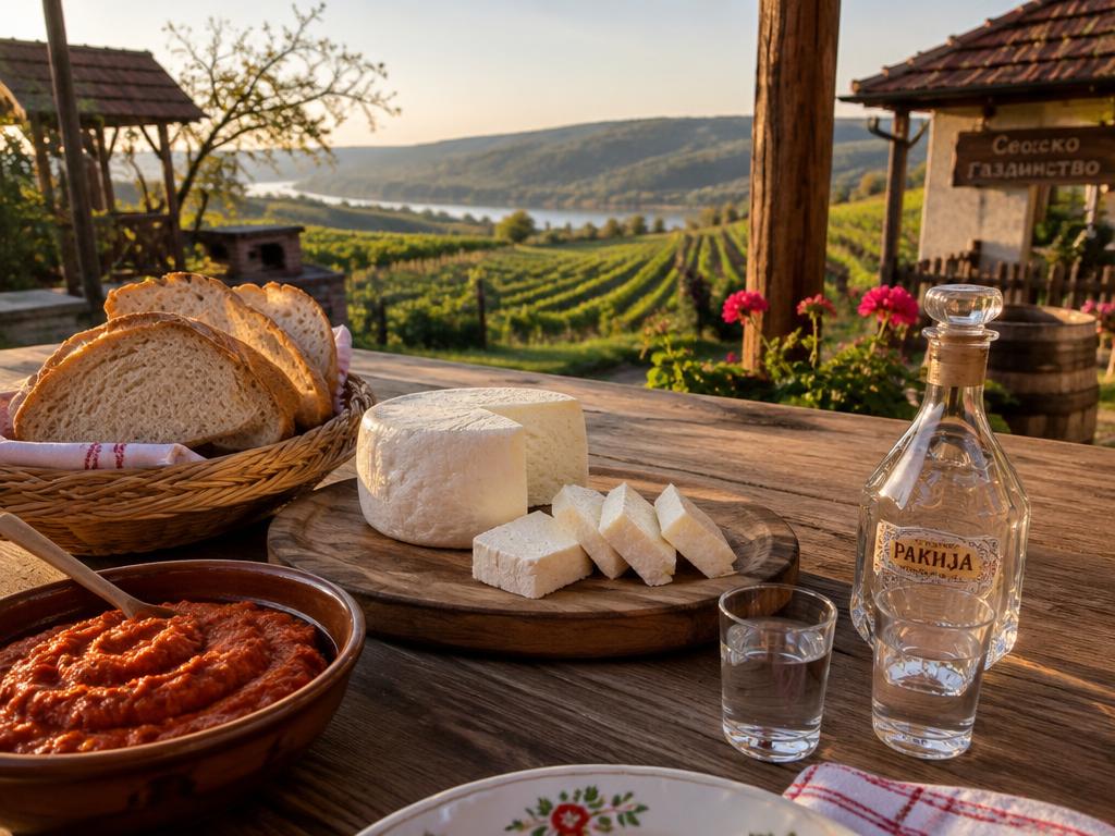 Degustacija domaćih proizvoda na seoskom imanju